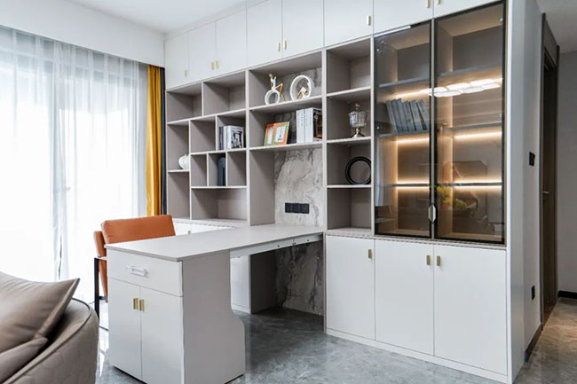 120㎡三居室，同時兼顧實用與顏值的現(xiàn)代風設計